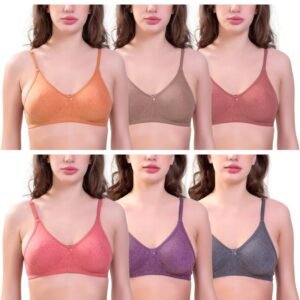 Premium Women’s Non Padded & Lightly Padded Every Day Bra Multi-Pack