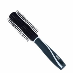 GUBB Vogue Range Round Hair Brush : Great for Efficient Blow Drying, Adding Curls, Waves & Volume | Premium Nylon Bristles to gently Shape & Style your Locks | Lightweight , Long Lasting Curles & Waves – Hair Brush For All Hair Types – For Women, Men, Wet And Dry Hair