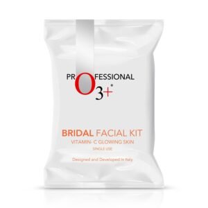 O3+ Bridal Facial Kit Vitamin C for Glowing Skin and Radiant Complexion Suitable for All Skin Types (44g+103ml, Single Use)