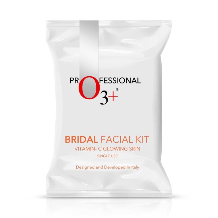 O3+ Bridal Facial Kit Vitamin C for Glowing Skin and Radiant Complexion Suitable for All Skin Types (44g+103ml, Single Use)