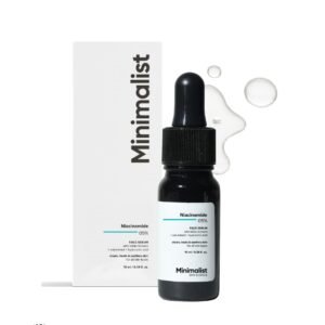 Minimalist Niacinamide 5% Serum with Hyaluronic Acid – Reduces Dark Spots, Controls Oil, Minimizes Pores, Strengthens Skin Barrier, Hydrating Daily Vitamin B3 Serum for All Skin Types (10 ml)