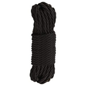 AllExtreme EXR28B1 Extra Long Heavy Leg Guard Rope | Durable & Sturdy Cable for Royal Enfield Bullet and Motorcycles | Strong Bike Rope Leg Strap for Guard Protection and Secure Fit (28 Meters, Black)