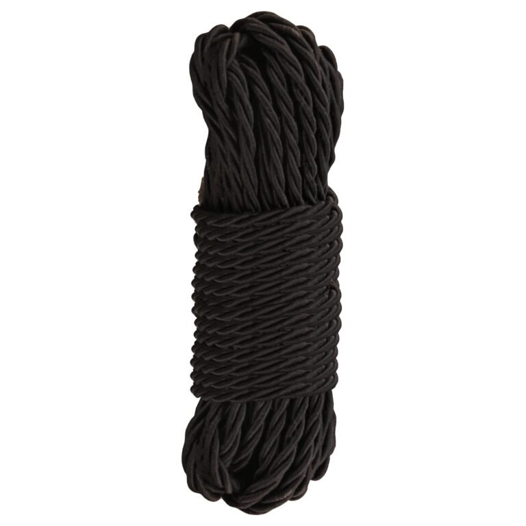AllExtreme EXR28B1 Extra Long Heavy Leg Guard Rope | Durable & Sturdy Cable for Royal Enfield Bullet and Motorcycles | Strong Bike Rope Leg Strap for Guard Protection and Secure Fit (28 Meters, Black)