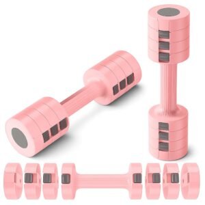 Slovic Women Adjustable Dumbbell Set for Home Workout [2.5 KG x 2]