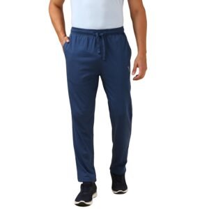 Van Heusen Men’s Regular Fit Mid Rise Athleisure Smart Tech Trackpants – Easy Stain Release, Anti Stat, Ultra Soft