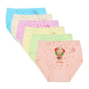 Kids Basket Boys Cotton Underwear with Cute Patterns Pack of 12 | Soft Cotton Briefs Innerwear for Baby Kids | Ages 3 Months � 8 Years | Skin Friendly Fabric (Colour & Print May Vary)