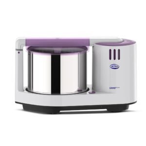 Ultra Grind+ Gold 2 Litre Table Top Wet Grinder – White | Fast Grinding Conical Stones, 150W Motor with 5 Years Warranty | AISI 304 Food-Grade SS Multi Utility Cylindrical Drum, Light Weight