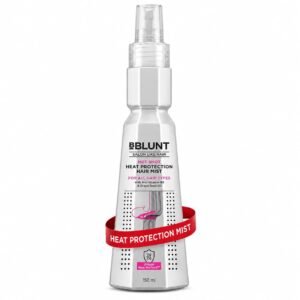 Bblunt Hot Shot Heat Protection Hair Mist | Designed for Indian Hair | Prevents Damage | Upto 230° Celsius Protection | Hair Spray for Men & Women | 150 ml