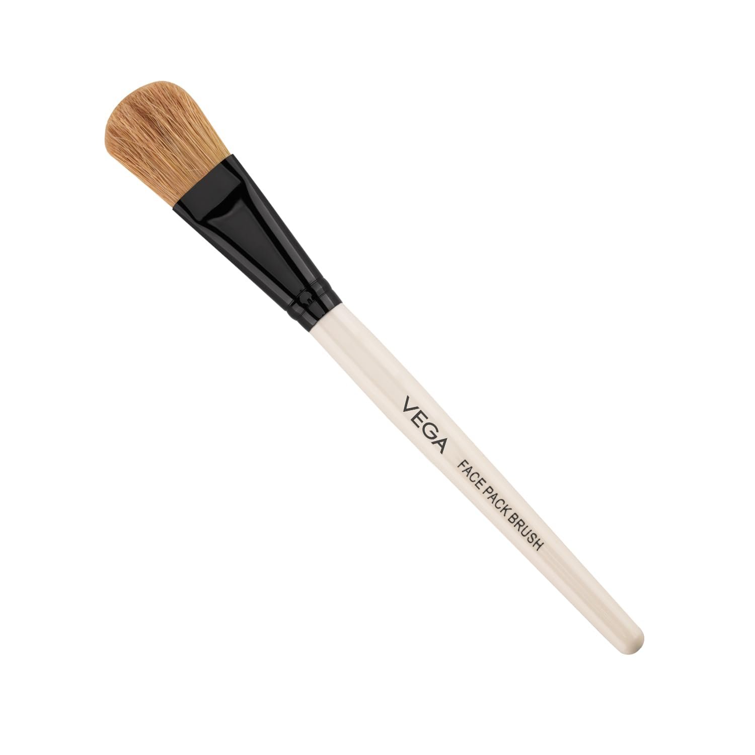 Vega Face Pack Brush for Women & Men | Soft Bristles for Smooth Face Mask Application | Wooden Handle Skincare Brush for Easy & Even Coverage | Perfect Skincare Tool for Home & Salon | (HV-27)