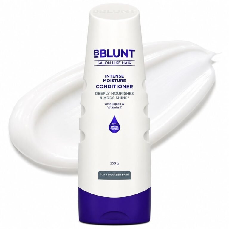 BBLUNT Intense Moisture Conditioner With Vitamin E & Jojoba For Dry & Frizzy Hair – 250 Grams