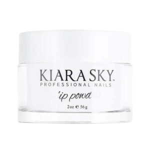 Kiara Sky Dip Powder. Clear Color Long-Lasting and Lightweight Nail Dipping Powder, 2 Ounces
