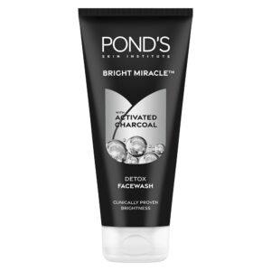 POND’S Pure Detox Face Wash 200 g|| Daily Exfoliating & Brightening Cleanser|| Deep Cleans Oily Skin – With Activated Charcoal for Fresh|| Glowing Skin