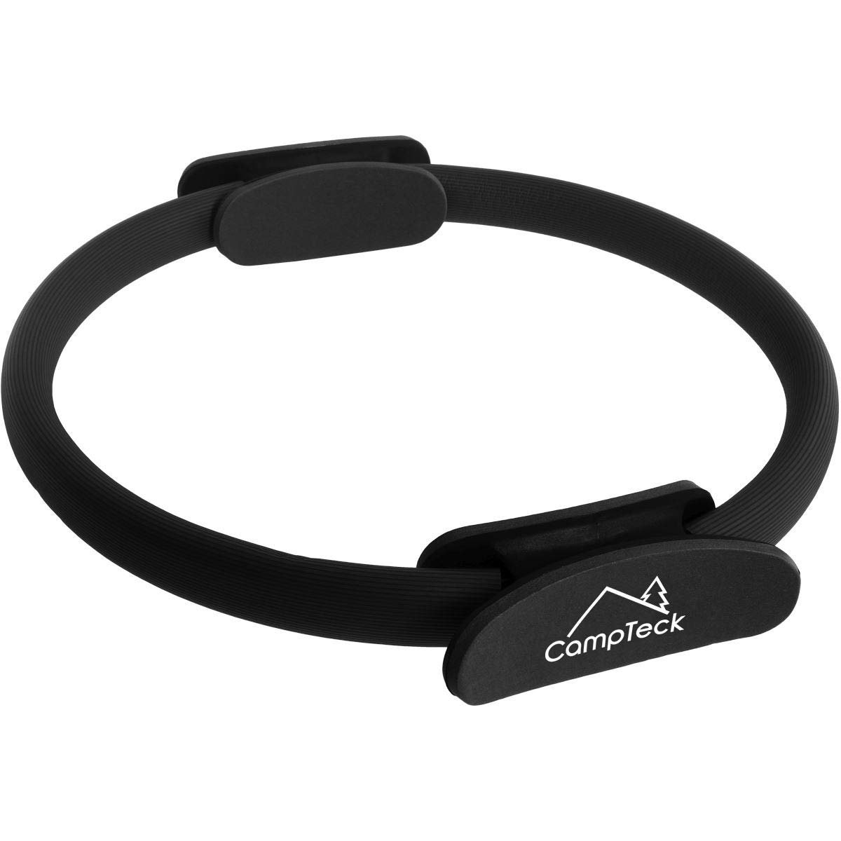 CampTeck U6932 – Double Handled Pilates Ring – Yoga Gym Fitness Exercise Dual Band Circle – Black