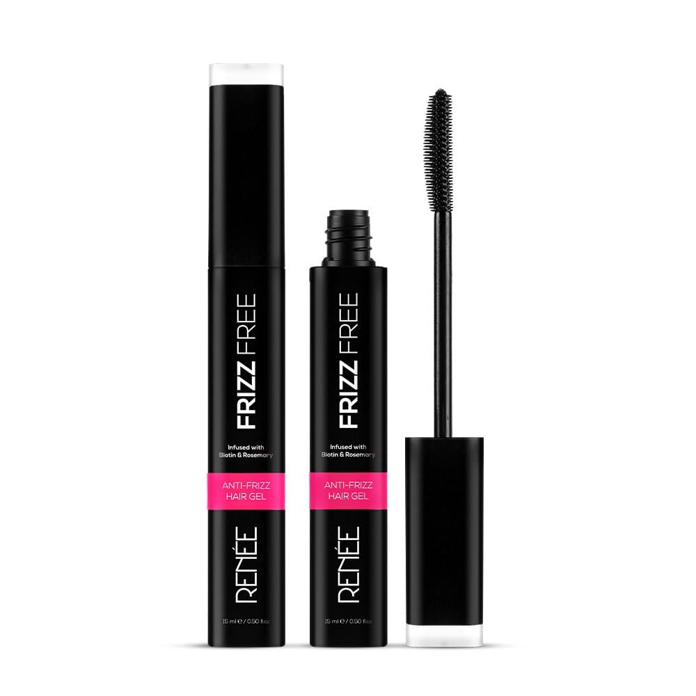 RENEE Frizz Free Hair Finishing Stick – Anti Frizz Hair Wax Stick Wand For Flyaway Hairs, Non-Sticky & Greasy Hair Fix Gel, Anti Flyaways & Baby Hair, Use As Hair Setting Spray, Biotin & Rosemary 15ml
