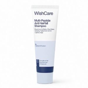 WishCare Multi Peptide Anti Hairfall Shampoo – Rice Water, Rosemary, Capilia Longa, HA & Caffeine 20ml