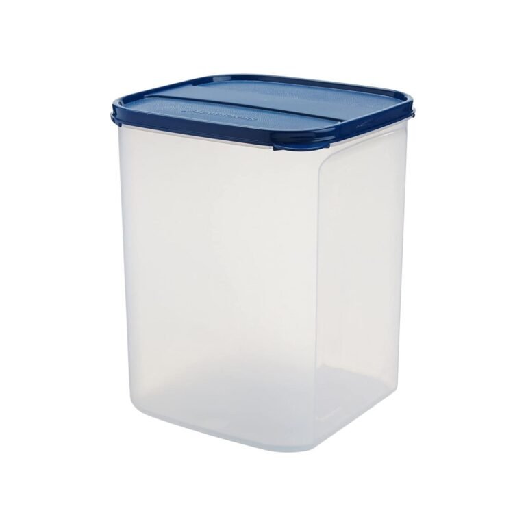 Signoraware Modular BPA Free Plastic Square Container | Dishwasher safe | Airtight & Leakproof | Kitchen & Pantry Storage | Ideal for Atta, Rice & Sugar Storage | Multipurpose ( ModBlue | 6.5 Ltr )