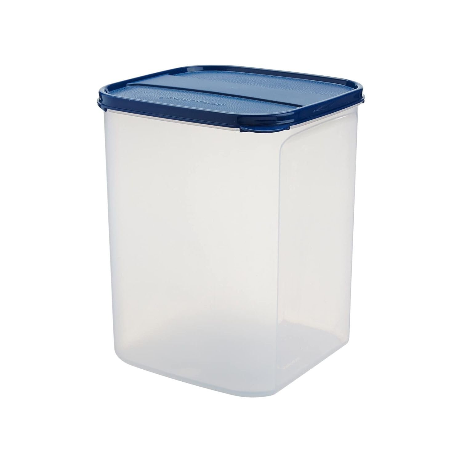 Signoraware Modular BPA Free Plastic Square Container | Dishwasher safe | Airtight & Leakproof | Kitchen & Pantry Storage | Ideal for Atta, Rice & Sugar Storage | Multipurpose ( ModBlue | 6.5 Ltr )