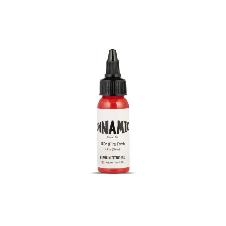 Dynamic Tattoo Ink Color Fire Red 1oz
