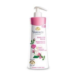 Yardley London English Rose Moisturizing Body Lotion With Germ Shield| Infused With Rose & Geranium Oil| Daily Use Hand & Body Lotion With Vitamin C & B3 For Women| 400ml