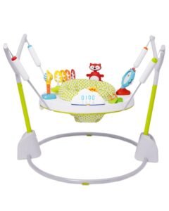 Skip Hop E&M Jumpscape Fold-Away Activity Jumper, Multicolor, 1 Count (Pack of 1) (304350)
