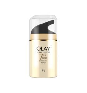 Olay Total Effects Day Cream |with Vitamin B5, Niacinamide, Green Tea, SPF 15 |Fights 7 signs of ageing for glowing, hydrated and younger looking skin with UV protection |Suitable for Normal, Dry, Oily & Combination skin |50 gm