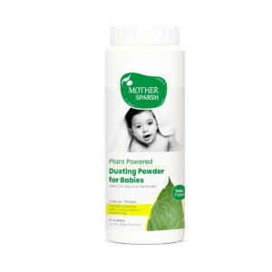 Mother Sparsh Plant Powered Dusting Powder For Babies – 200g | Talc Free Baby Powder With Corn Starch & Oat Powder