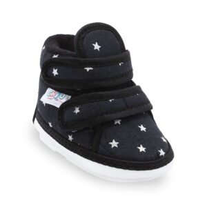 CHIU Chu-Chu Black Shoes with Double Strap for Baby Boys & Baby Girls