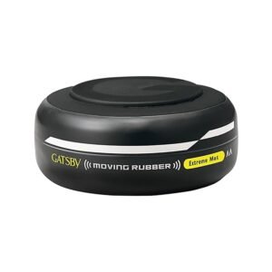 Gatsby Japan’s No. 1 Moving Rubber – Extreme Mat, 80gm | Strong Holding Power | Matte Finish | Non-Sticky | Non-Shine | Anytime Re-Styleable | Hair Styling Wax for Men