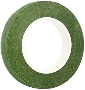 Decora 1/2″ Wide Dark Green Floral Tape