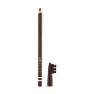 Swiss Beauty Waterproof Eyebrow Pencil With Brush | Smudge Proof Eyebrow Definer Pencil | Shade – 02 Dark Brown, 1.5G|