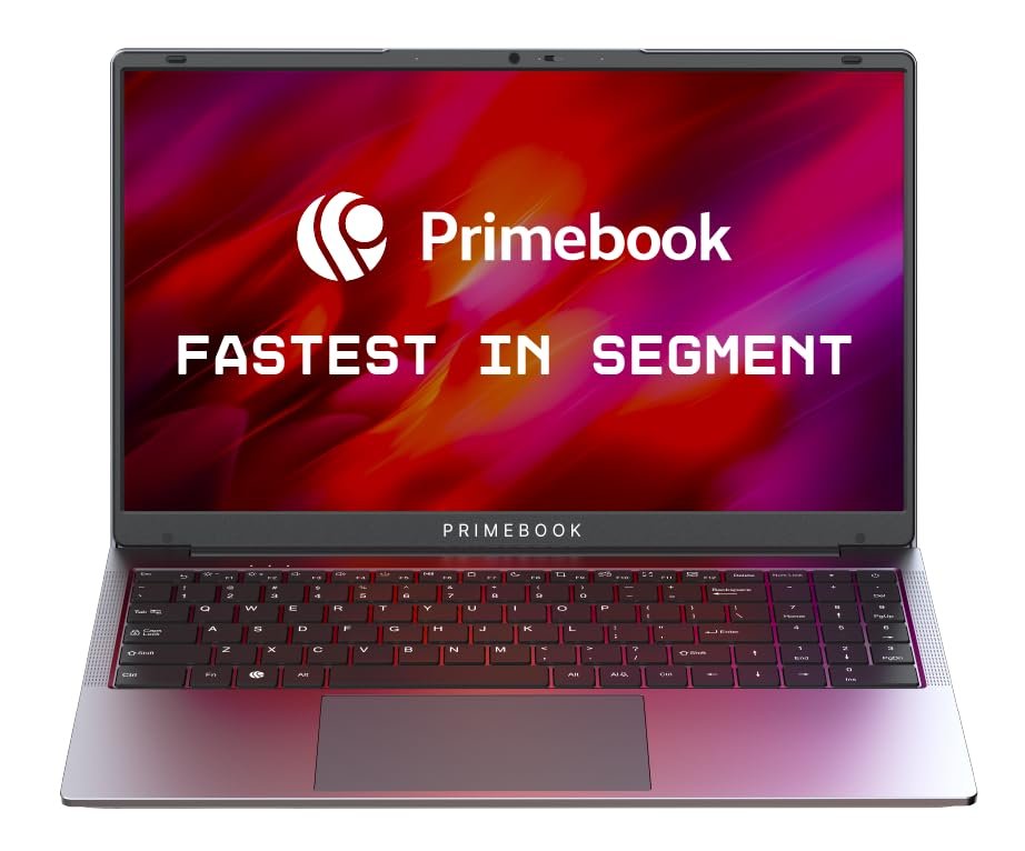 Primebook 2 Max (2026) | 8GB RAM, 128GB UFS Storage | 15.6-Inch Full HD IPS Display | 12hrs Battery | MediaTek Helio G99 | Android 15 (PrimeOS 3.0) | Backlit Keyboard | in-Built AI (Gray)