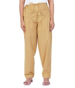 Happy Bunny Salwar Pant – Modern Style Pure Cotton for Women – Ethnic Semi Patiala Trouser – Office,Home – All Day Comfort Wear with Drawstring