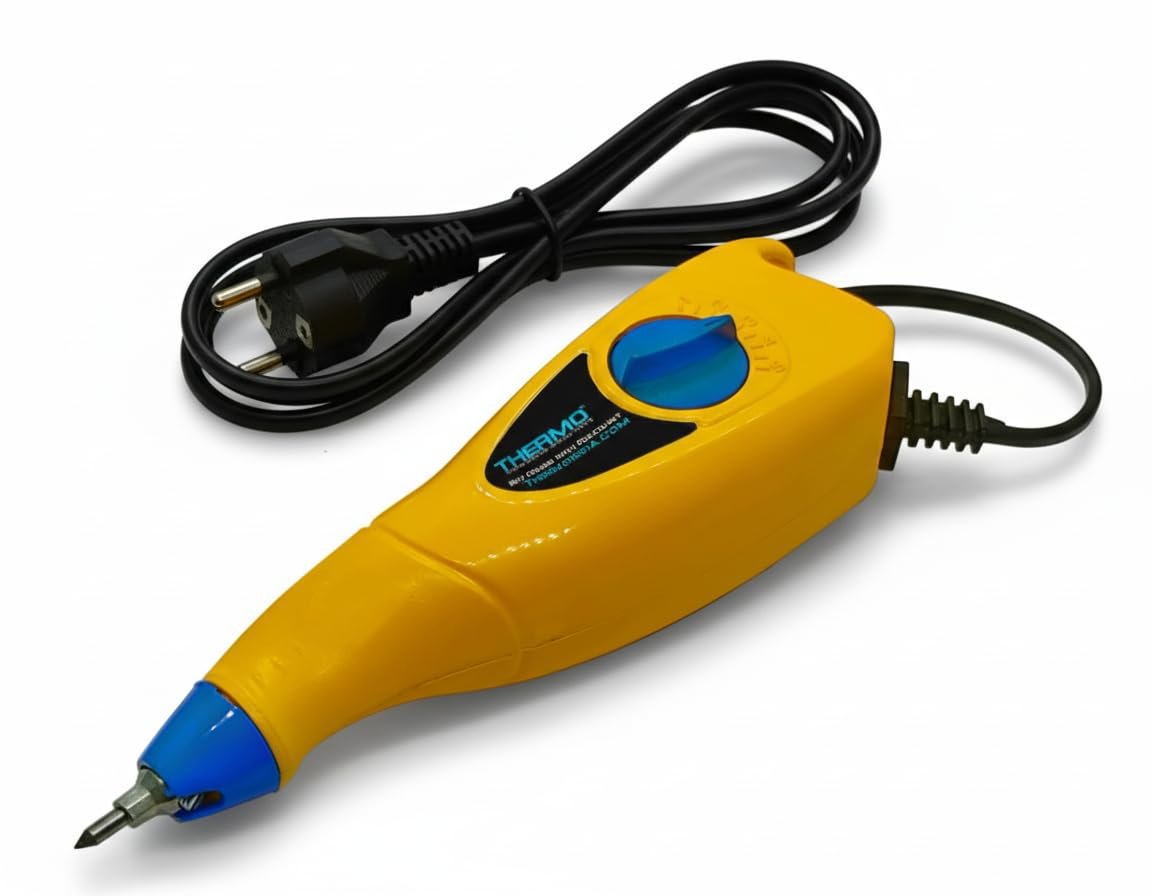 Thermo Handy Electric Engraving Machine with 9 Step Stoke Adjustment (Vibration Type) Useful to Engrave on Jewelry/Metal/Glass/Wood/Plastic/Etc – Made in Bharat