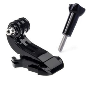 J Hook Buckle Mount for Gopro, Helmet Mount Base Compatible with All GoPro Max/GoPro Hero 10 9 8 7 6 5 4 3+ 3 HD and Other Action Cameras(JHook+Screw)