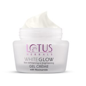 Lotus Herbals WhiteGlow Skin Whitening And Brightening Gel Cream| Hydrates, Removes Dark Spots And Tanning, Gives Radiant Glow | With Niacinamide | Face Cream For Men And Women| All Skin Types | 40g