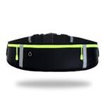 GORWRICH Running Belt with Waterproof Adjustable Elastic Strap, Sweatproof waistpacks with Large Capacity, Perfect for Running and Outdoor Activities, Black, One Size, Sports