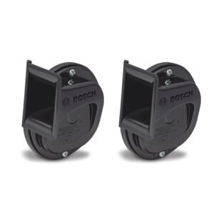 Bosch Symphony Horn F002H10028 – Set of 2 Dual Tone Car Horns – 12V, 420/500 Hz, 105-118 dB – Universally Compatible