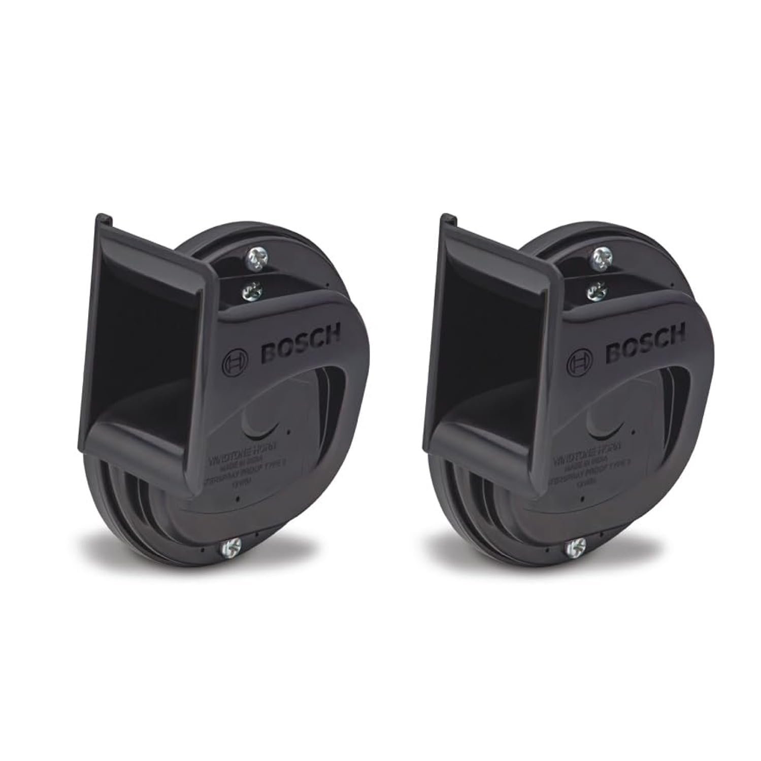 Bosch Symphony Horn F002H10028 – Set of 2 Dual Tone Car Horns – 12V, 420/500 Hz, 105-118 dB – Universally Compatible