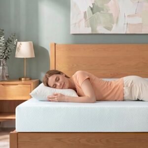 Zinus 6-inch Green Tea Foam Mattress Queen, Pressure Relieving Comfort, 78X60X6IN, 10Yrs Warranty Medium Firm Feel Bed, CertiPUR-US Certified Foam, USA’s Most Loved Mattress