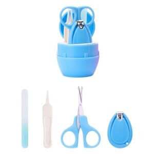 SYGA Baby, Infant and Toddler Grooming Kit with Scissors – Unique Baby Shower Gift for Girls and Boys (Blue)
