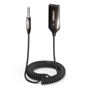 UGREEN Bluetooth 6.0 Aux Adapter Car Receiver USB to 3.5mm