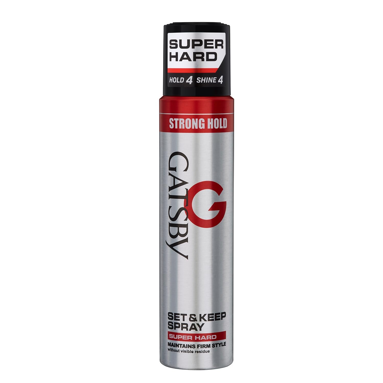 Gatsby Japan Set And Keep Hair Spray Super Hard, 250ml | Quick Drying, Long Lasting Hold, No Flaking & Natural Shine | Non Sticky & Easy Wash Off | Styling Hair Spray
