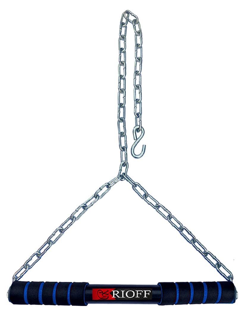 Chin Up Bar, Steel Chin Up, Sangal Hanging Rod With Chain Chinup Bar, Height Increaser And Pull Exercise With Heavy Duty Chain (4Ft) Doorway, 100 Kg Capacity