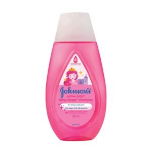 Johnson’s Baby Active Kids Shiny Drops Shampoo, 200ml | With Argan Oil & Silk Proteins | For Shiny & Silky Hair |Deeply Cleanses Hair & Scalp | No More Tears Formula | No Added Parabens, Dyes, Sulphates & Pthalates | Paediatrician Tested
