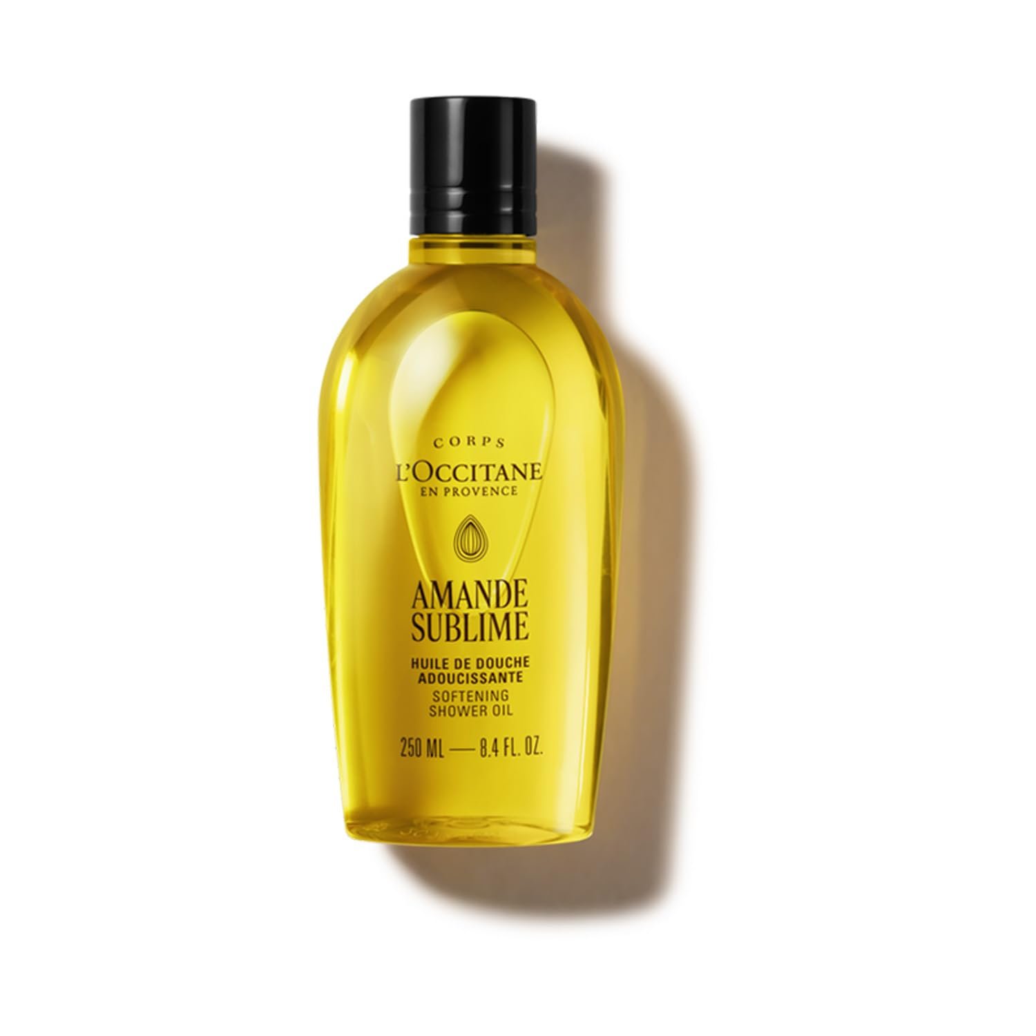 L’Occitane Cleansing & Softening Almond Shower Oil | Oil-to-Milky Lather | Softer Skin | Smooth Skin | Cleanse Without Drying | With Almond Oil