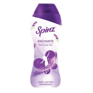 Spinz Talc Enchante Powder with Calcium Carbonate and Silica, Pack of 1, 400gm