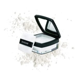 SUGAR All Set To Go Translucent Powder for shine Control | Matte Loose Setting Powder | Blurs Pores & Fine Lines | 7gm