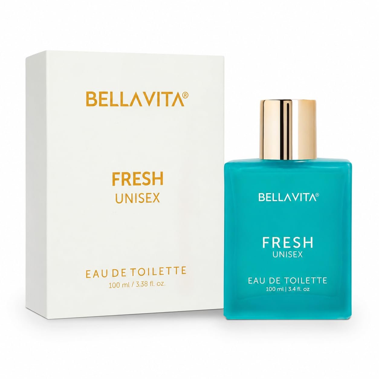 Bella Vita Organic Unisex Perfume For Men & Women with Woody Aquatic Scent EDT Fragrance, Fresh, 100 ml
