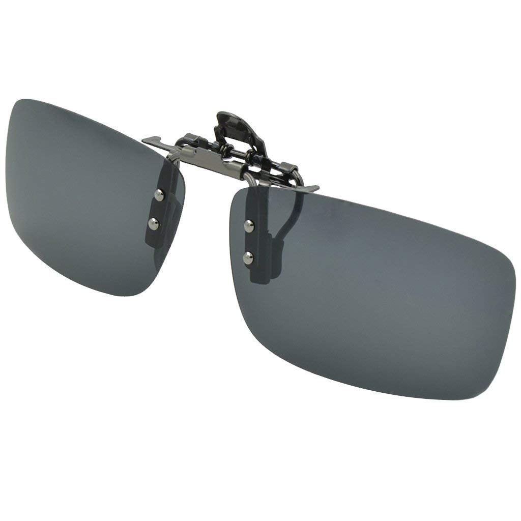 Polarized Clip-on Sunglasses Attachment Sunglasses UV Protection Sunlight Anti-Glare Driving Glasses