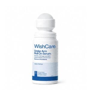 WishCare Underarm Roll On For Women & Men | Reduces Pigmentation, Brightens Skin & Prevents Body Odour | With AHA, Kojic Acid & Hyaluronic Acid | Long Lasting Aqua Fragrance | 50ml